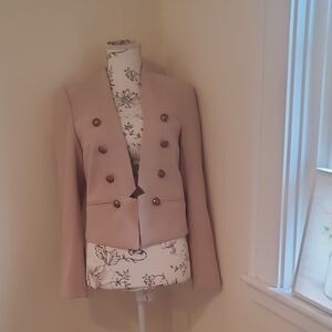 Forever 21 Blush Double-Breasted Blazer